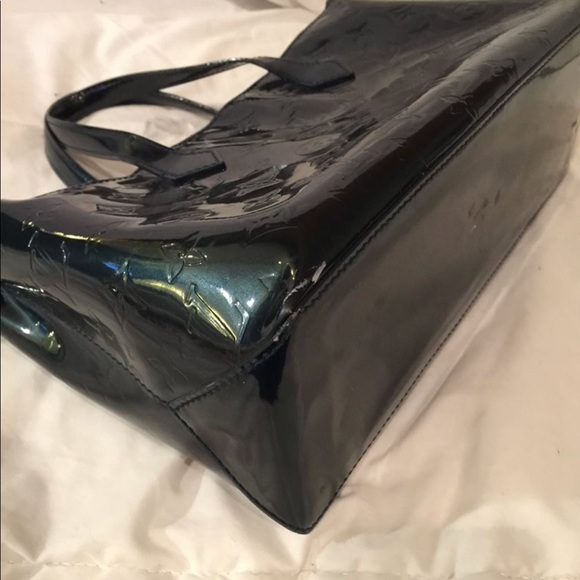 ❌SOLD❌LOUIS VUITTON Vernis Wilshire PM Blue Nuit - Picture 5 of 8